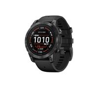 Garmin Epix Pro - Montre GPS Multisports connectée avec écran Amoled - Gray avec Bracelet Noir - Boîtier 51 mm