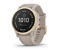 Garmin Fenix 6S Pro 010-02409-11 Montre connectée GPS Solaire Beige/doré 2022 Moniteur de fréquence Cardiaque