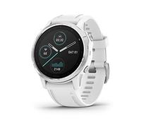 Garmin fēnix 6S, Silver Blanche avec Bracelet Blanc (No Carto/Music/Pay) Small