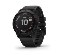 Garmin Fenix 6X Pro, Gray Noire avec Bracelet Noir