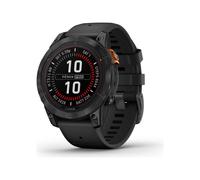 Garmin fenix 7 Pro Solar - 47 mm - gris ardoise - montre de sport avec bracelet - silicone - noir - taille du poignet : 125-208 mm - affichage 1.3" - 32 Go - Bluetooth, ANT+, Wi-Fi - 79 g