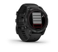 GARMIN - Fenix 7 Pro Solar Edition - Montre connectée à haute performance - Acier, Gray avec bracelet noir
