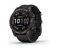 Garmin Fenix 7 Sapphire Solar Carbone Gris DLC Titane/Bracelet nojr
