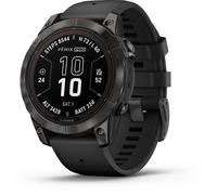 Garmin fenix 7S Pro Sapphire Solar Titane Carbon Gray (Bracelet Noir)