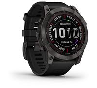 Garmin - 010-02582-55 - D2 Mach 1 - Smartwatch avec bracelet en cuir Oxford marron et bracelet en silicone noir supplémentaire
