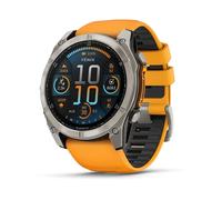 Garmin Fenix 8 3,56 cm (1.4 ) AMOLED 51 mm Numérique 454 x 454 pixels Écran tactile Titane Wifi GPS (satellite)
