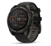 Garmin Fenix 8 Sapphire Solar Titane 47mm Carbon Gray Gris