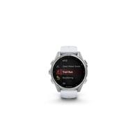 Montre connectée Garmin Fenix8 43 mm Argent avec bracelet Blanc