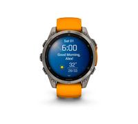 Garmin Fenix 8 AMOLED Sapphire Titane 47mm Cardio-Gps Fenix 8 AMOLED Sapphire Titane 47mm TU Orange
