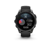 Garmin Montre GPS Fenix 8 AMOLED Sapphire Titane 47 mm Cardio-GPS Noir