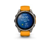 Garmin Fenix 8 AMOLED Sapphire Titane 47mm Cardio-Gps Fenix 8 AMOLED Sapphire Titane 47mm TU Orange