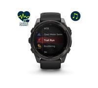 Garmin Fenix 8 AMOLED Sapphire Titane 51mm Cardio-Gps Fenix 8 AMOLED Sapphire Titane 51mm TU Noir