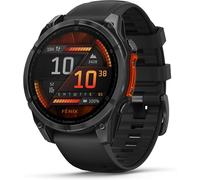 Garmin Montre connectée Fenix 8 47 mm Écran 1,4'' AMOLED GPS Gris, bracelet noir