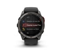 Garmin Fenix 8 Pro Sapphire Titane MicroLED 51 mm Noir TU