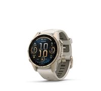 Garmin Fenix 8 Sapphire Amoled 43 mm Soft Gold Gris - Montres cardio-GPS