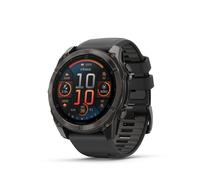 Garmin Fenix 8 Sapphire Amoled Titane 51 mm Carbon Gray Gris - Montres cardio-GPS