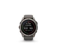 Garmin fēnix 9, Montre connectée GPS Multisports, 51mm, Pebble Grey | Écran AMOLED 1,4" résistant, Lampe LED, Étanchéité 10ATM, Autonomie jusqu'à 29j, Fonctions santé & entraînement avancées