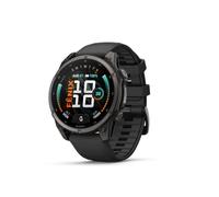Garmin fēnix® 9, DLC Titanium, 47 mm, Gris Carbone/Noir | Écran AMOLED, montre intelligente GPS multisport haut de gamme