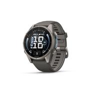 Garmin fēnix 9, Montre connectée GPS Multisports, 43mm, Pebble Grey | Écran AMOLED 1,3" résistant, Lampe LED, Étanchéité 10ATM, Autonomie jusqu'à 10j, Fonctions santé & entraînement avancées