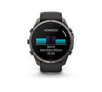 Garmin - Fenix 9 Pro Titane Carbon Grey Avec Bracelet Noir Gris - 51 mm - Montres GPS