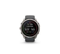 Garmin Fenix 9 Pro 51 mm Argent avec bracelet Noir