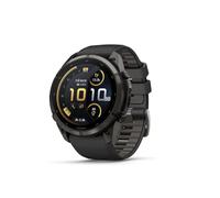 Garmin Fenix 9 Pro - 51 mm, Carbon Gray DLC Titanium avec Bracelet en Silicone Noir/Gris Galet | Les Fonctions LTE et Inreach ne sont Pas Prises en Charge aux Eau | Jusqu'à 31 Jours d'autonomie