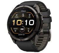 Garmin - Fenix 9 Pro Titane Carbon Grey Avec Bracelet Noir Gris - 51 mm - Montres GPS