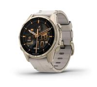 Garmin Fenix Bracelet en Cuir et Silicone avec Bracelet en Silicone et Pierre de Sable foncé AMOLED 8-43 mm