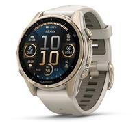 Garmin - 010-02903-11 - Smartwatch - Fenix 8 Sapphire - Bracelet en silicone beige