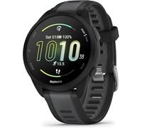 Garmin Forerunner 165, leichte GPS Smartwatch zum Laufen, mit AMOLED Touchscreen, Trainingsempfehlungen, Gesundheitsdaten, smarten Funktionen (Generalüberholt), Noir/Gris Ardoise