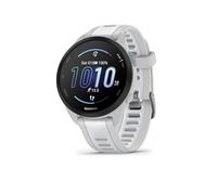 Garmin Forerunner 165, Music - Montre GPS connectée de Running avec écran AMOLED - Blanc/Gris Clair