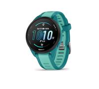 Garmin Forerunner 165, Music - Montre GPS connectée de Running avec écran AMOLED - Turquoise/Bleu