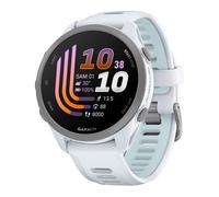 Garmin Montre GPS Forerunner 170 Music – Stockage de musique intégré – Silicone Blanc Ciel