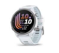 Garmin Forerunner® 170 Music Smartwatch GPS Running Smartwatch avancée et aperçus de récupération Plus Stockage de Musique, Whitestone avec Whitestone/Cloud Blue Band