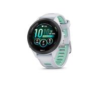 Garmin Forerunner 265S - Montre GPS de Running avec écran AMOLED - Blanche avec Bracelet en Silicone Blanc/Vert - Boîtier 42 mm