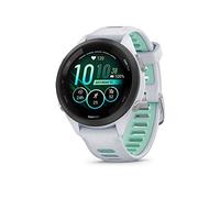 Garmin Forerunner 265S Montre Intelligente de Course à Pied, Affichage AMOLED coloré, mesures d'entraînement et informations de récupération, Pierre Blanche et Neo Tropic