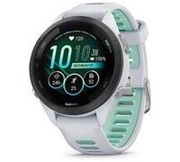 GARMIN Forerunner 265S Tracker d'activité 41.7 mm, Blanc Noir / Bracelet Blanc vert