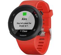 Garmin - Forerunner 45 - Montre de Course à Pied avec Prise en Charge des programmes d'entraînement Coach - Large, Rouge