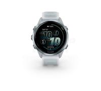 Montre gps garmin forerunner 570 42 mm bleu ciel aluminium blanc