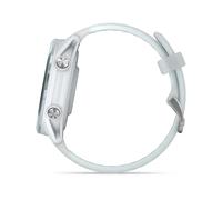 Montre gps garmin forerunner 570 42 mm bleu ciel aluminium blanc