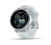 Montre gps garmin forerunner 570 42 mm bleu ciel aluminium blanc