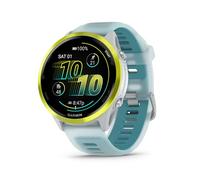 Montre gps garmin forerunner 570 47 mm blanc jaune bleu