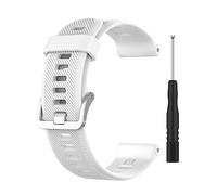 Garmin Forerunner 745 Compatible Bracelet, Sport Replacement Band Respirant pour Forerunner 935/945/745/Fenix 6/6 Pro/Fenix 7/Fenix 5/5 Plus (Blanc)
