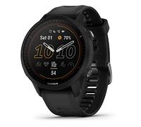 Garmin Forerunner® 955 Solar 010-02638-00 Montre connectée GPS de course à pied avec capacité de charge solaire, conçue pour les triathlètes, batterie longue durée, noir