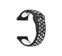 Garmin Forerunner 965 010-02809-10 Dual-Color Silicone Strap with Holes, Grey Red