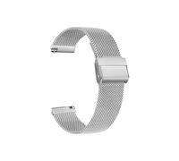 Garmin Forerunner 965 010-02809-10 Sangle avec fermeture à pression, tresse métallique en maille, KRD45, argent | Couleur: Noir Noir