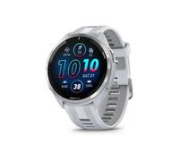 Garmin Forerunner 965 AMOLED 47 mm - Blanc avec bracelet Silicone Blanc - Wifi GPS (010-02809-11)