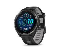 Garmin Forerunner® 965 Montre Intelligente de Course à Pied, Affichage AMOLED coloré, mesures d'entraînement et informations de récupération, Noir et Gris poudré, 010-02809-00