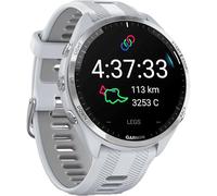 Garmin Forerunner 965 Quarz Smartwatch für Unisex, Whitestone/Powder Grey