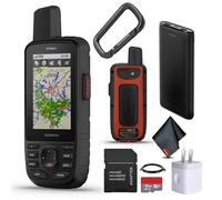 Garmin GPSMAP 67i GPS de randonnée robuste, technologie satellite inReach haut de gamme, autonomie de 425 heures, messagerie bidirectionnelle, SOS interactif, ensemble de cartographie avec accessoires